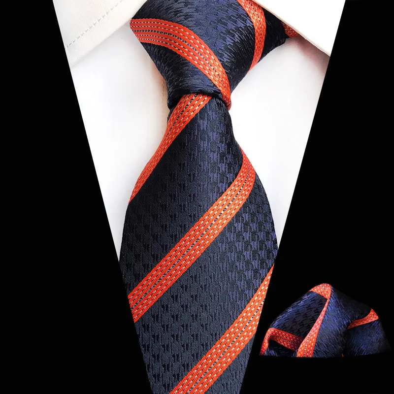 Клетчатый Мужской комплект галстуков дополнительный длинный размер 146 см* 8 см галстук синий Пейсли Цветочный шёлковый жаккардовый тканый шейный галстук костюм Свадебная вечеринка - Цвет: TZ-G15
