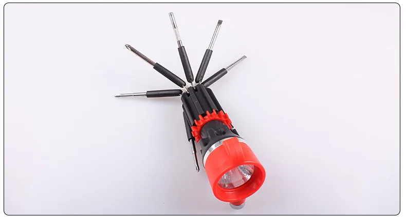 10 JDSR 8 in1 Precision Torx Screwdriver Set PhillipsSlotted Bits LED Torch Light Up  Multitool Home Appliances Repair Hand Tools