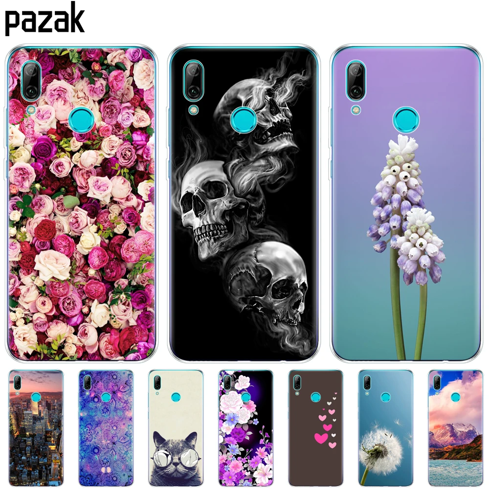 لهواوي P الذكية 2019 سيليكون لينة TPU الغطاء الخلفي ل فوندا هواوي P الذكية 2019 حالة غطاء POT-LX1 POT-LX3 واقي صدمات لعلبة الهاتف