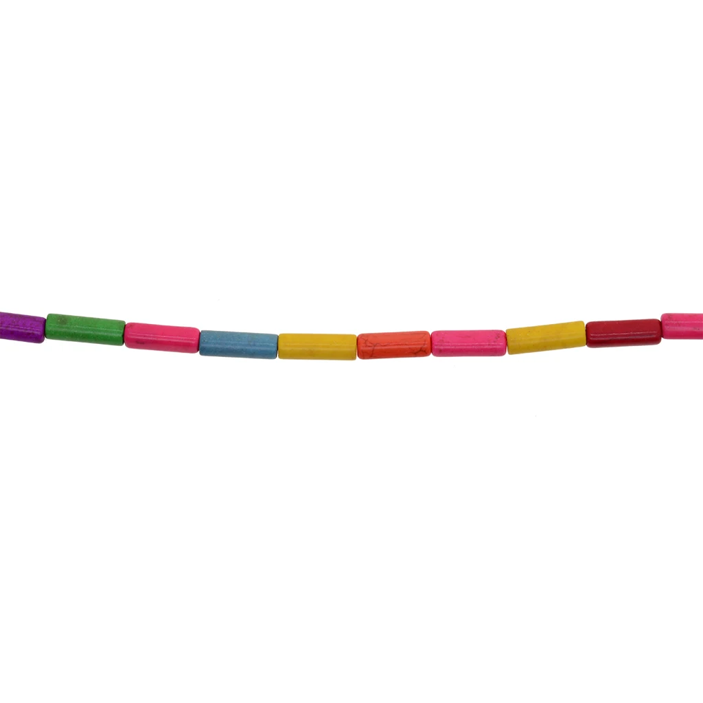 Colorful Tube / Nuggets / Turtle / Cross Natural Stone Beads Charm For Jewelry Making Loose Spacer Beads DIY Necklaces Bracelets