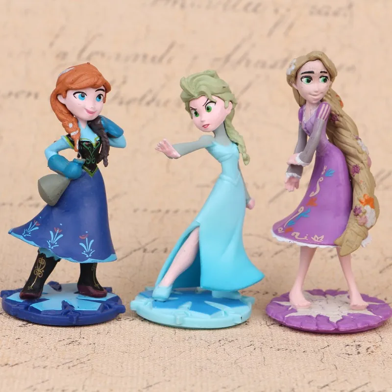 Экшн фигурки героев мультфильма Золушка 10 см 6 шт./лот|toys for|toys for kidsfigure toy |
