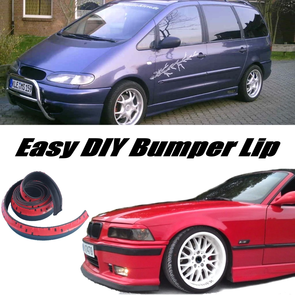 

Bumper Lip Deflector Lips For Ford Galaxy Front Spoiler Skirt For Car View Tuning / Body Kit / Strip