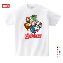 Free Shipping 2019 T-shirt Superman/Batman/spider Man/captain America /Hulk/Iron Man / T Shirt Boy Girls Printing T-shirt