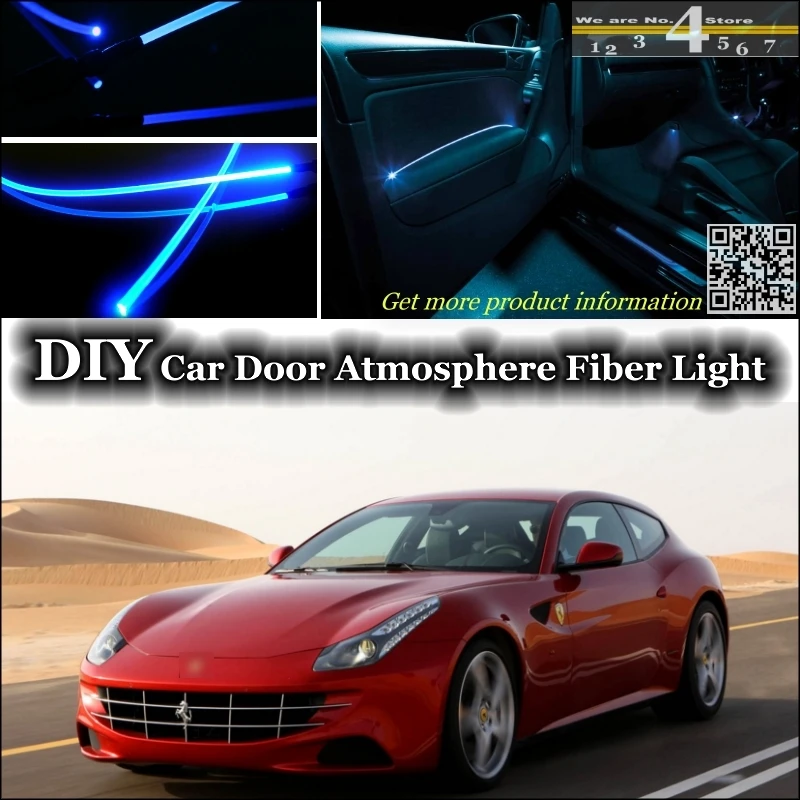 Us 26 91 21 Off Interior Ambient Light Tuning Atmosphere Fiber Optic Band Lights For Ferrari Ff Inside Door Panel Illumination Not El Light In