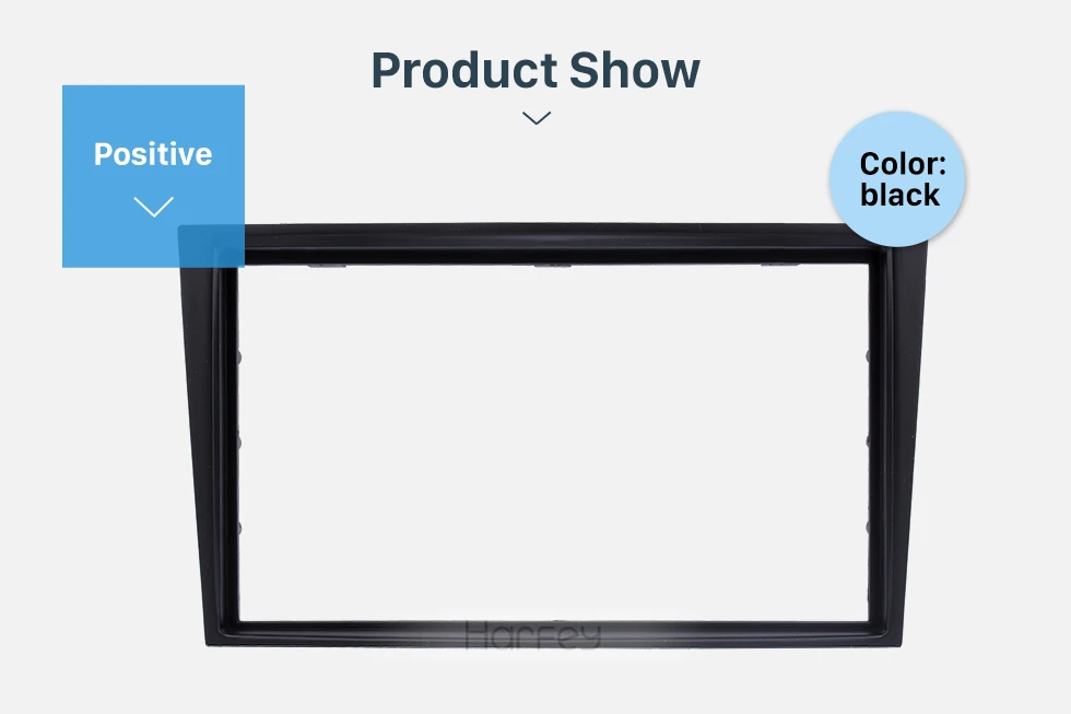 Harfey Двойной Дин Радио фасции рамка для 2006+ Opel Vectra Astra Zafira Авто аудио стерео тире CD DVD панель приборной панели