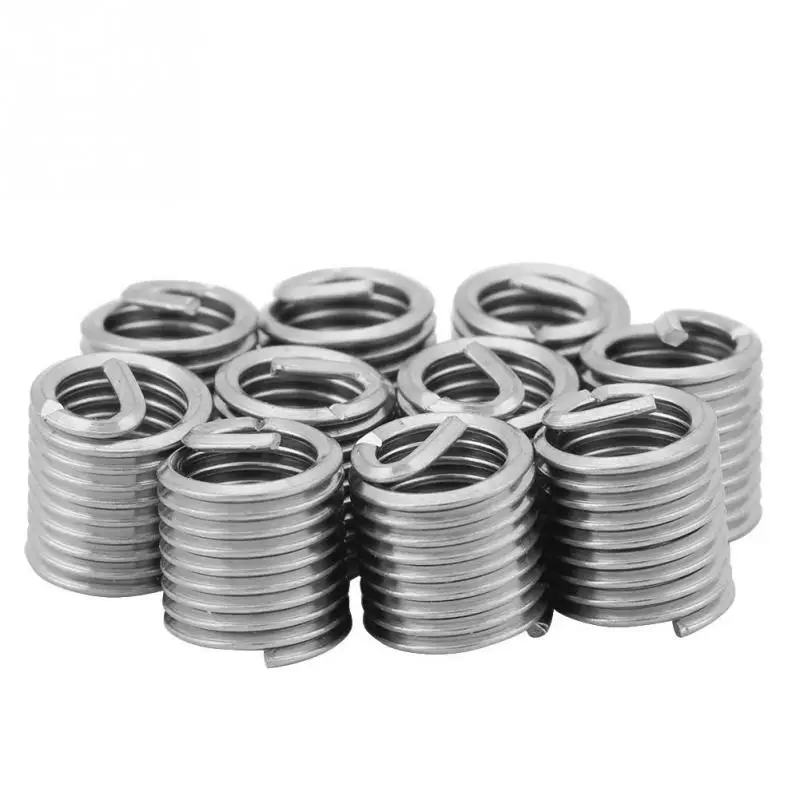 10 Pcs 304 Stainless Steel M6x1mm * 2D Wire Thread Inserts Thread