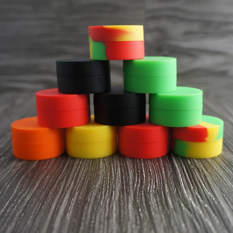 10pcs 6ml Non stick Small Oil Containers Food Grade Silicone Matte