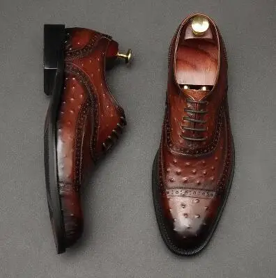 

Handmade Mens Genuine Leather Fashion Wedding Derby Oxfords Shoes Formal Office Business Tuxedo Suits Male Shoes Autumn Sapatos