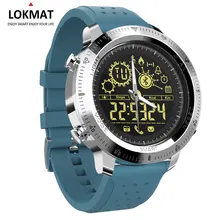 LOKMAT Pria Cerdas Menonton Wearable Devices Passometer Sport IP68 Waterproof Ultra-panjang siaga Jam SmartWatch Untuk ios Android (Cina)