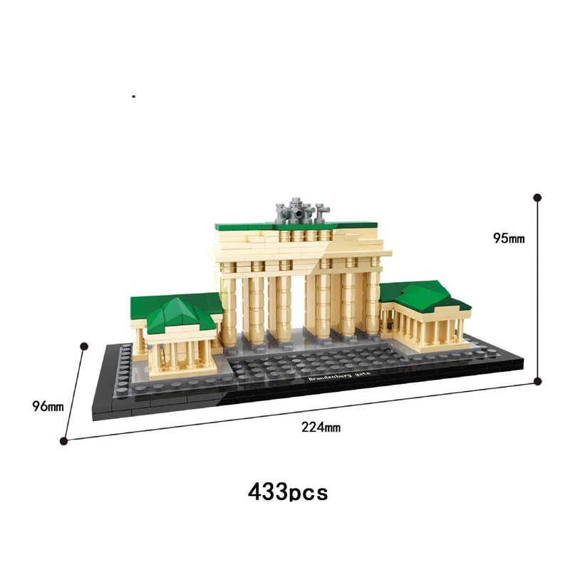 Всемирно известный исторические культуры и искусства Архитектура строительный блок Лувр башни Бурдж-Халифа Биг Бен модель Кирпич игрушка FO малыш