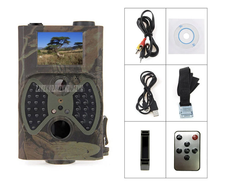HC-300A 1.2MP Пиксели охоты Камера цифровой камеры дикой природы Ночное видение ИК светодиодный камера для охоты с удаленным Управление