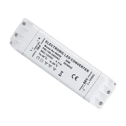 Светодиодный трансформатор 12V DC 50W EMC драйвер питания 220-240 V без минимальной нагрузки