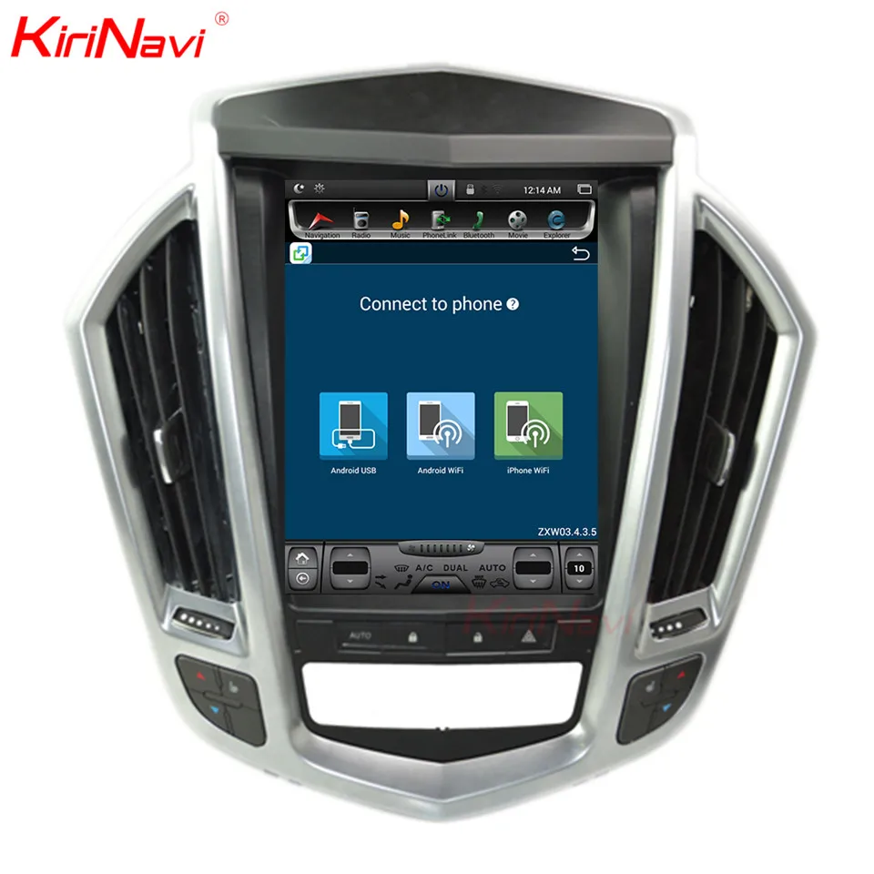 Perfect KiriNavi Vertical Screen Tesla Style 10.4 Inch Car GPS Navigation For Cadillac SRX Touch Screen Car Radio GPS 2009-2012 WIFI 4 Perfect KiriNavi Vertical Screen Tesla Style 10.4 Inch Car GPS Navigation For Cadillac SRX Touch Screen Car Radio GPS 2009-2012 WIFI 4