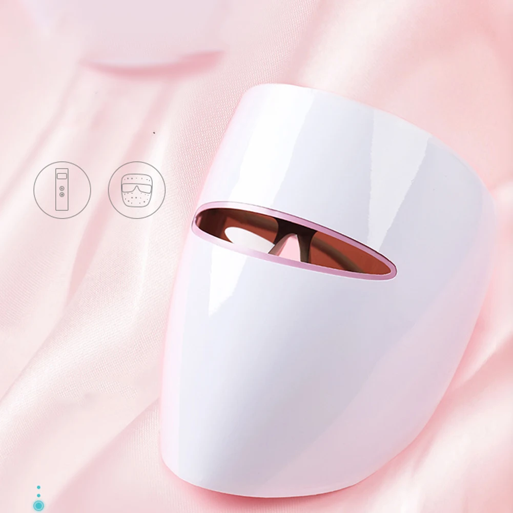 

Hot Sale LED Therapy Mask Blue Red Light Therapy Acne Treatment Facial Mask Wrinkle Acne Removal