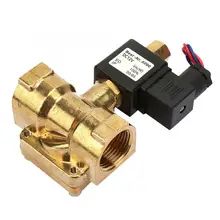 G" Нормально открытый латунный Электрический электромагнитный клапан для воды воздуха 0-1.6Mpa 232psi