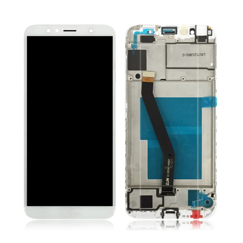 Najtaniej Dla Huawei Y6 2018 wyświetlacz LCD + zespół ekranu dotykowego z naprawa ramy dla Y6 Prime 2018 lcd ATU L11 ATU L21 ATU L22 ATU LX3