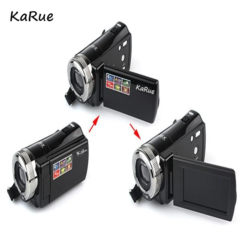 Karue Цифровая видеокамера Макс 16mp 2,7 дюймов экран видео камера s DVR видеокамера вспышка камера