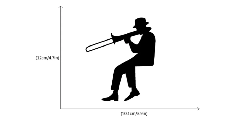 Cartoon Man Playing Clarinet Silhouette Light Switch Sticker Classical Music Vinyl Wall Stickers Home Decor Wall Stickers Aliexpress