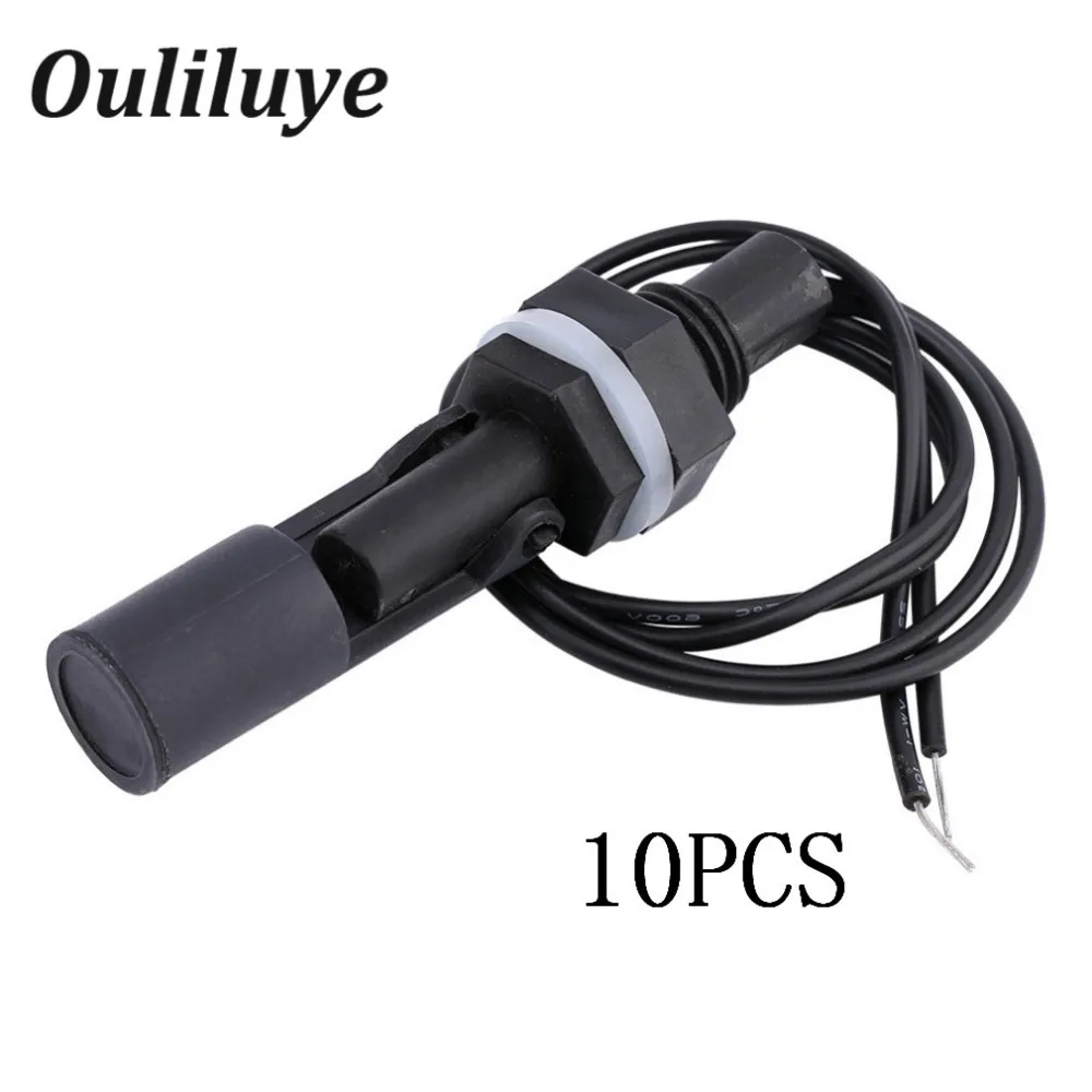 

10PCS Horizontal Float Sensor Switch Side Mount Water Liquid Level Sensor Control Automatic Water Pump Controller for Tank