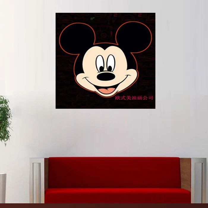 Ears Canvas Painting Mickey Mouse Art Living Room Ears Canvas Painting Mickey Mouse Art Living Room Home Wall Paintings Animal Wedding Decoration In Calligraphy From