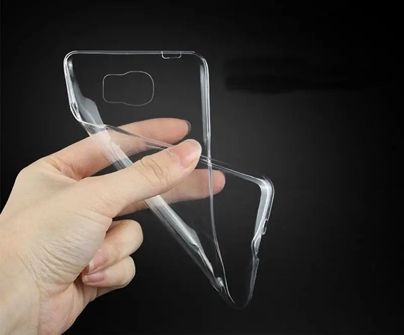 Прозрачный мягкий гелевый Чехол из ТПУ для телефона Samsung Galaxy A6 A7 A8 Plus 2018 A750 S6 S7 edge S8