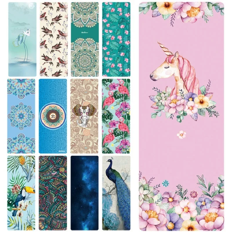 Suede Cover Natural Rubber Yoga Mat Yoga Blanket Sport Mat Rubber Gym Exercise Mats Slip-Resistant Yoga Products 183cmx68cmx1mm Suede Cover Natural Rubber Yoga Mat Yoga Blanket Sport Mat Rubber Gym Exercise Mats Slip-Resistant Yoga Products 183cmx68cmx1mm