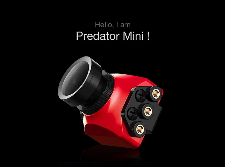 Foxeer Predator V2 Standard/Mini 1000TVL 2 5 мм PAL FPV камера Super WDR для гоночного дрона Quadcopter|Детали и