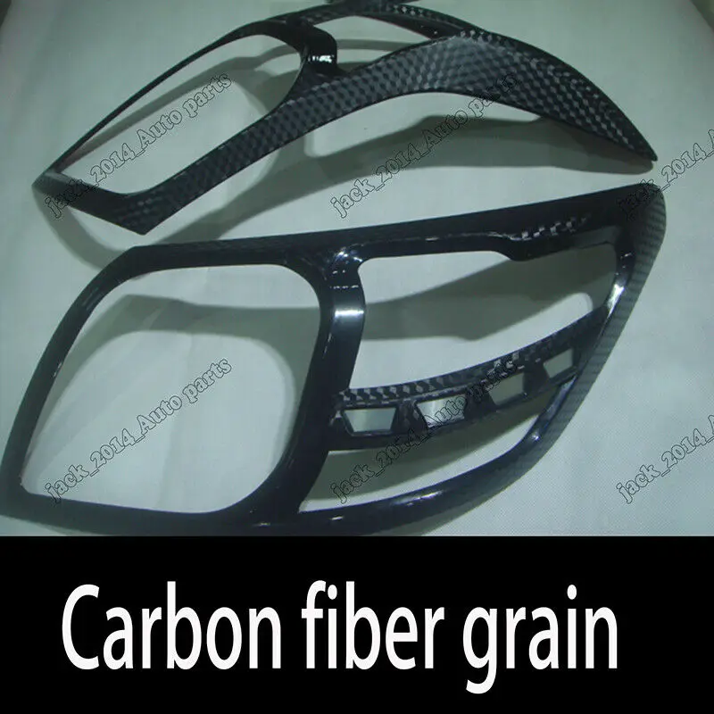 

ABS Carbon fiber Front Headlights HEAD LIGHT LAMP COVER TRIM FIT FOR TOYOTA HILUX VIGO MK7 PICKUP 2012 2013 2014