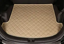 Авто Коврики для багажника магистрали Коврики S для Audi Q5 TFSI SQ5 TFSI 2010-2017 загрузки Коврики Высокое качество Новые мягкие кожаные коврики S