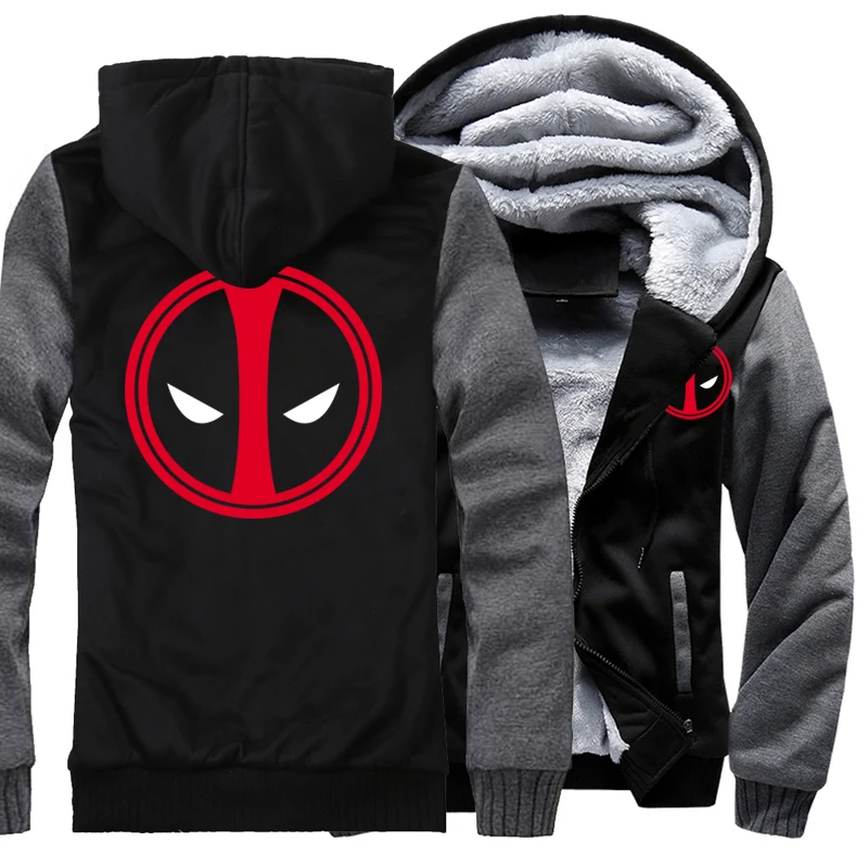 

harajuku man's top X-men casual streetwear funny traksuit hoodies thick fashion fitness keep warm jacket