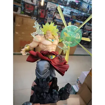 

Anime Dragon Ball Z Super Saiyan Broli Theatrical Version Zero Son Goku Enemy PVC Action Figure Collectible Model Toy Box Q711