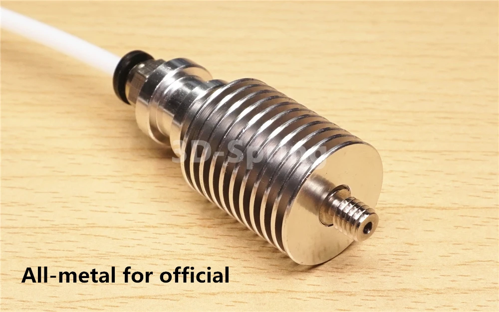 V6 Hotend طويلة الطارد فوهة نحاسية عدة ل 3D طابعة 1.75mm 3mm التيتانيوم PTFE تفلون غرامة التشطيب طباعة رئيس