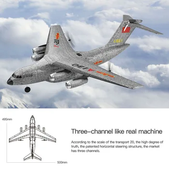 

EPP Aircraft RC Airplane 3 Channels 2.4Ghz Remote Control Airplane Kids Toy Gifts S7JN