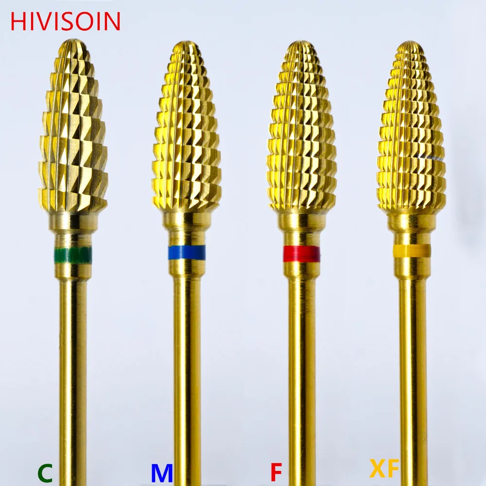 HIVISOIN Carbide Nail Drill Bit Large Cone (C XF)in Toiletry Kits from