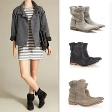 Горячие Для женщин ретро из натуральной коровьей кожи Martin Высокие Сапоги Высота Увеличение bottines осень скольжения на Винтаж короткие сапоги в жокейском стиле