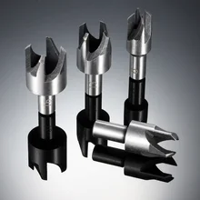 4pcs Wood Plug Cutter Cutting Tool Woodwork Plug Cutting Drill Bit Set Claw Cork Drill 6mm,10mm,13mm,16mm