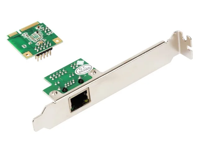 Мини PCIe порт Gigabit Ethernet сетевой карты для мини ITX mini PCI-e до RJ45 Порты и разъёмы адаптер 10/100/1000 Base-T сетевой контроллер