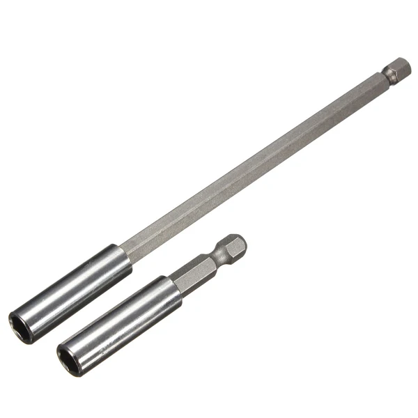 Excellent Quality 2pcs 1/4 Bits Holder/Screwdriver Extension Bars Drill Holder 60/150mm