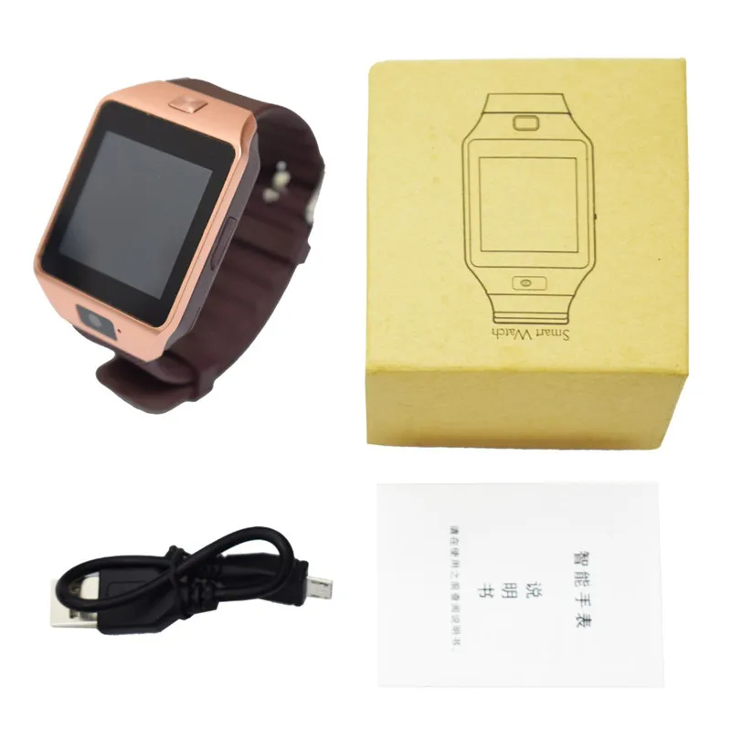 Новые дизайнерские умные часы DZ09 цифровые наручные с Bluetooth электроника SIM карта