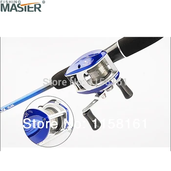 

2014 new red and blue fishing reel lure reel Beginners baitcasting 3.3:1 right hand free shipping