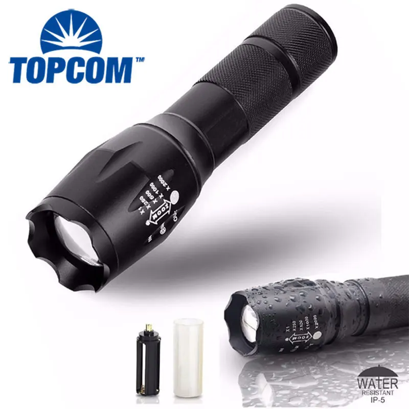 Military Grade Tactical Flashlight - G700 Flashlight with Nylon Holster