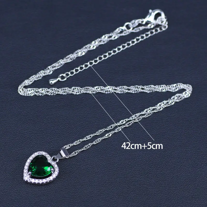 Комплект из колье серёг и кольца серебристого цвета|ring necklace|colorful jewelry setssets pendant |
