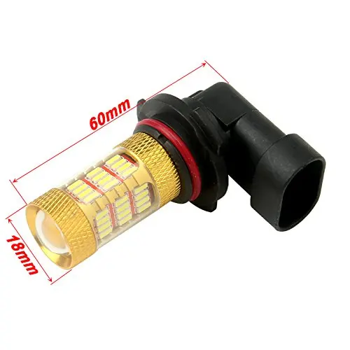 2 шт. 9005 HB3 светодиодный противотуманный фонарь 650LM 4014 54SMD Универсальный 9005 Автомобильные дневные ходовые огни лампы белого цвета