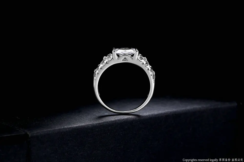 Двойное яркое Брендовое свадебное кольцо с красным кристаллом для женщин, розовое золото/серебряный тон, модное ретро обручальное кольцо, ювелирное изделие DFR368