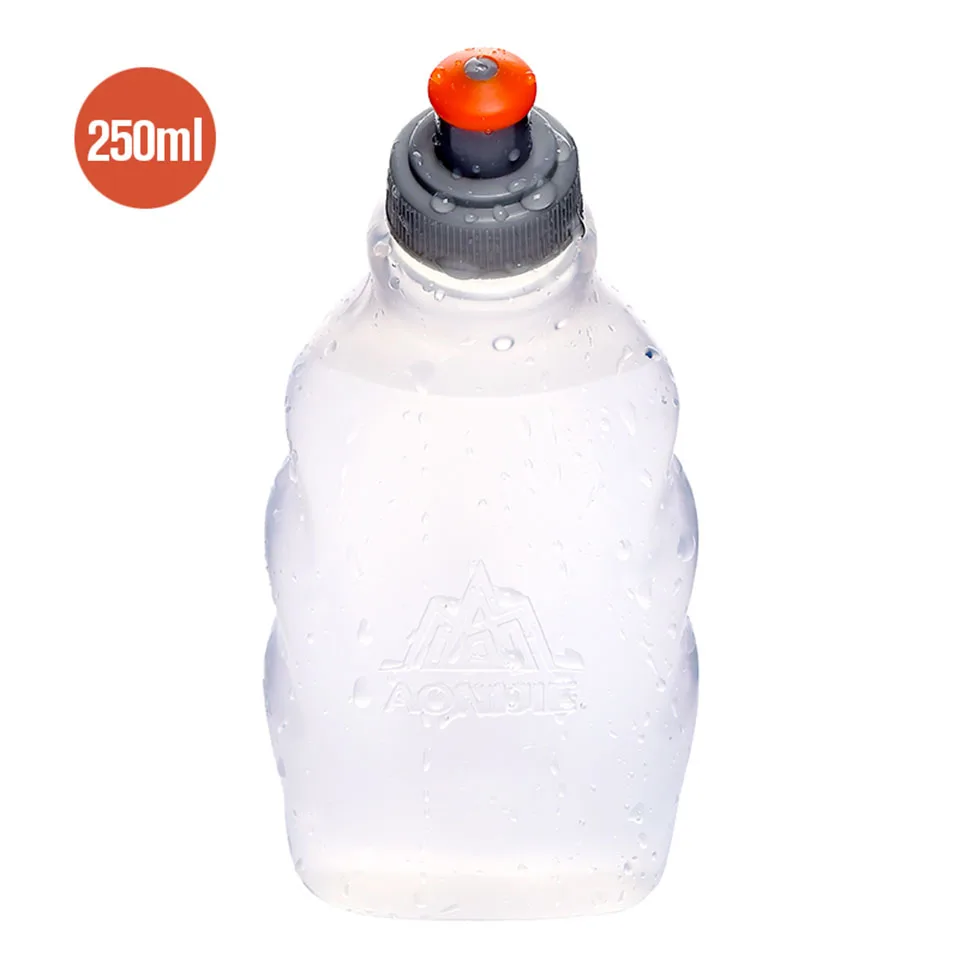 AONIJIE Беговая мягкая сумка для воды, Спортивная бутылка для активного отдыха, прочная бутылка для воды для езды на велосипеде, бодибилдинга, альпинизма, 170/250 мл - Цвет: 250ml