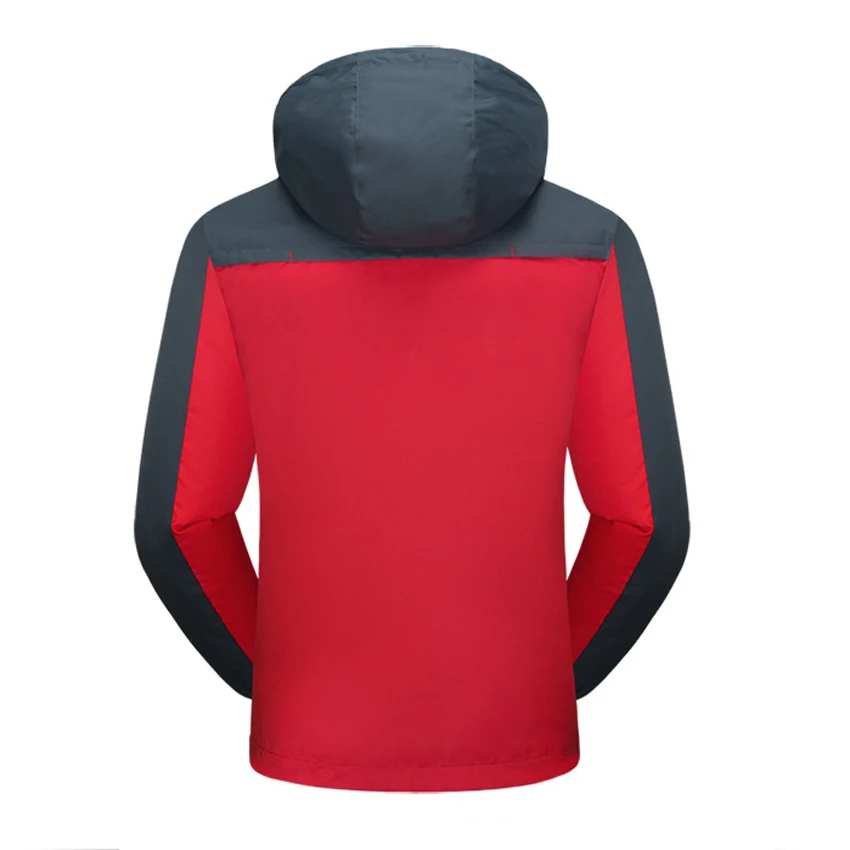 Mountainskin 2017 New Men's Jacket Spring Autumn Male Coats Waterproof Windbreaker Breathable Hooded Jacket Men Branded LA199