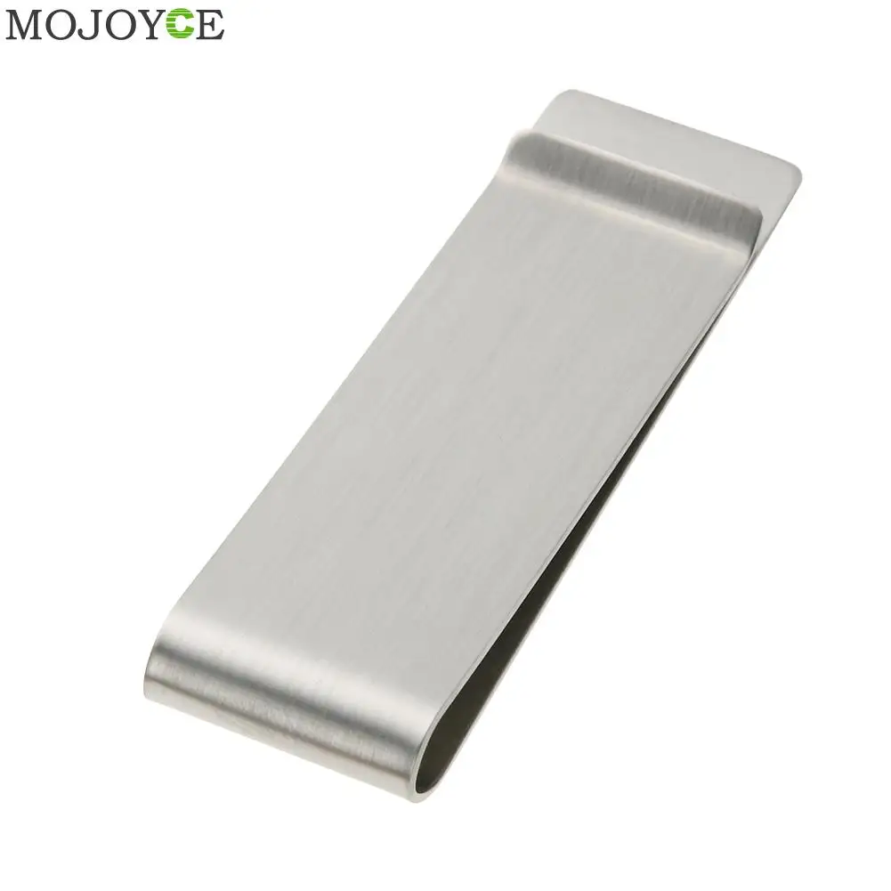 

Latest Metal Stainless Steel Money Wallet Folder Clip Collar Wallet Cash ID Credit Card Money Holder Metal Steel Bill Clip
