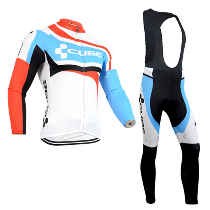

New CUBE Cycling Winter Polar Cycling Clothing Long Sleeve Cycling Clothing Popular Cycling Jersey Mtb