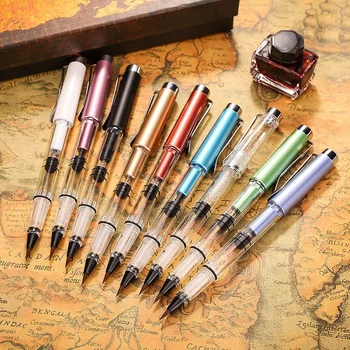 

Colorful High Quality Piston Pen Brush Fountain Pen For Students Office