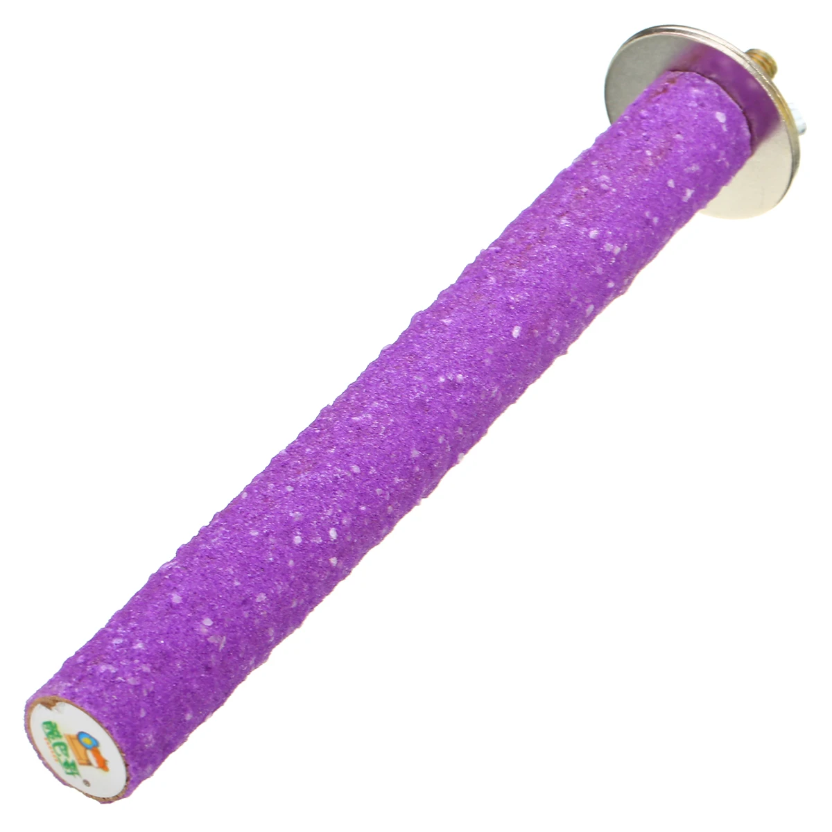 Colorful Parrot Paw Grinding Toys Cage Perches Stand 14x1.5cm For Pet Bird